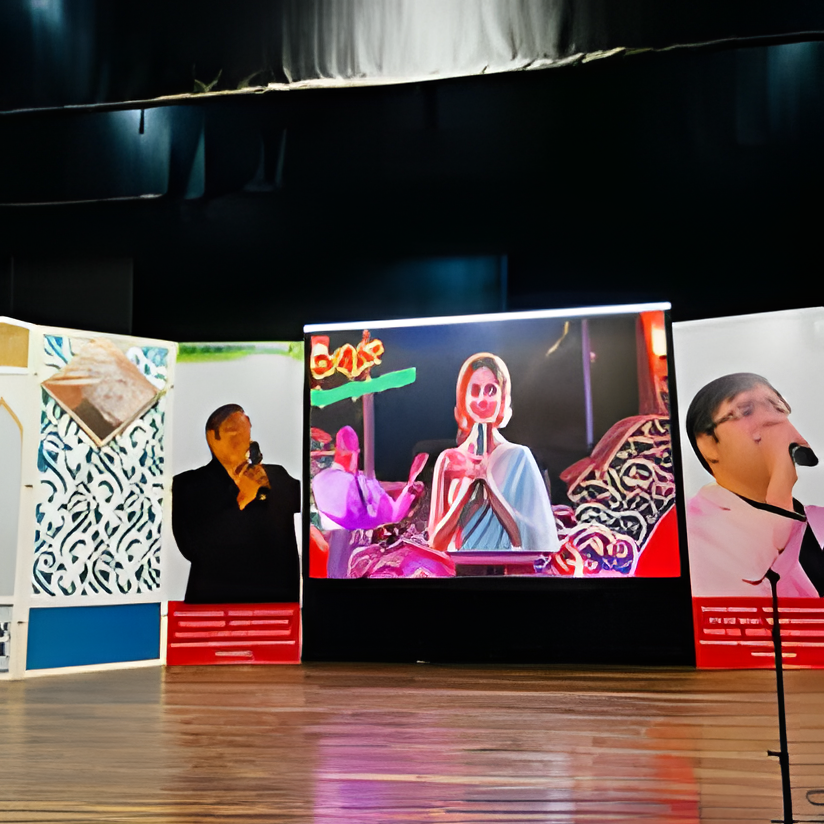 AI-powered musical entertainment and interactive show