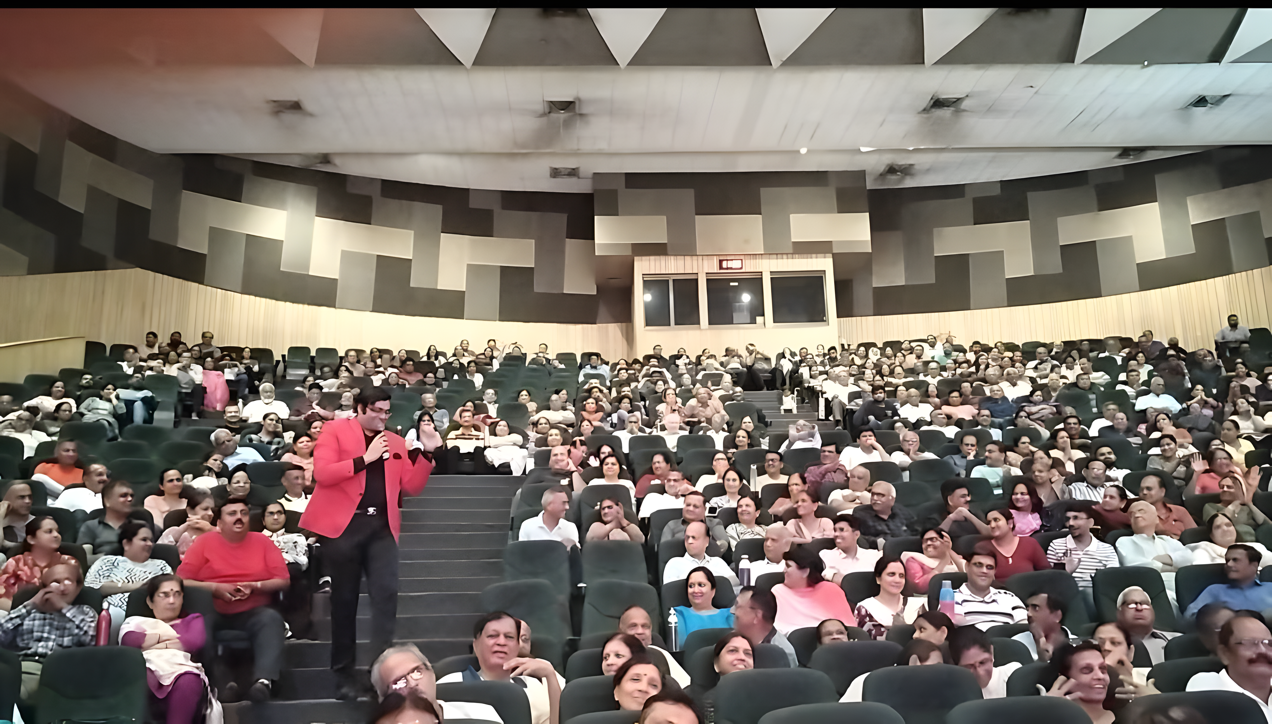 Dr. Arpit Deliwala performing live for an audience