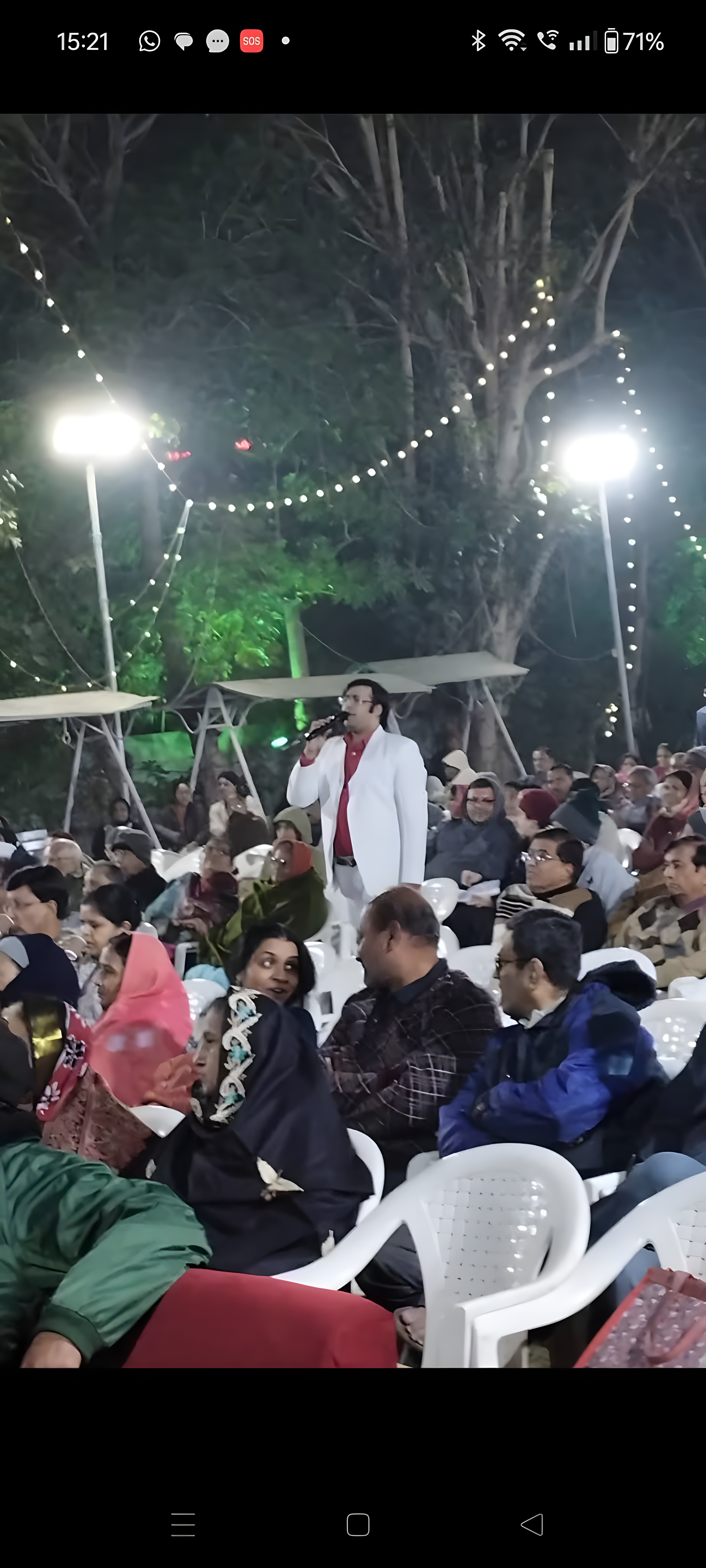 Navratri Garba night with live musical performance