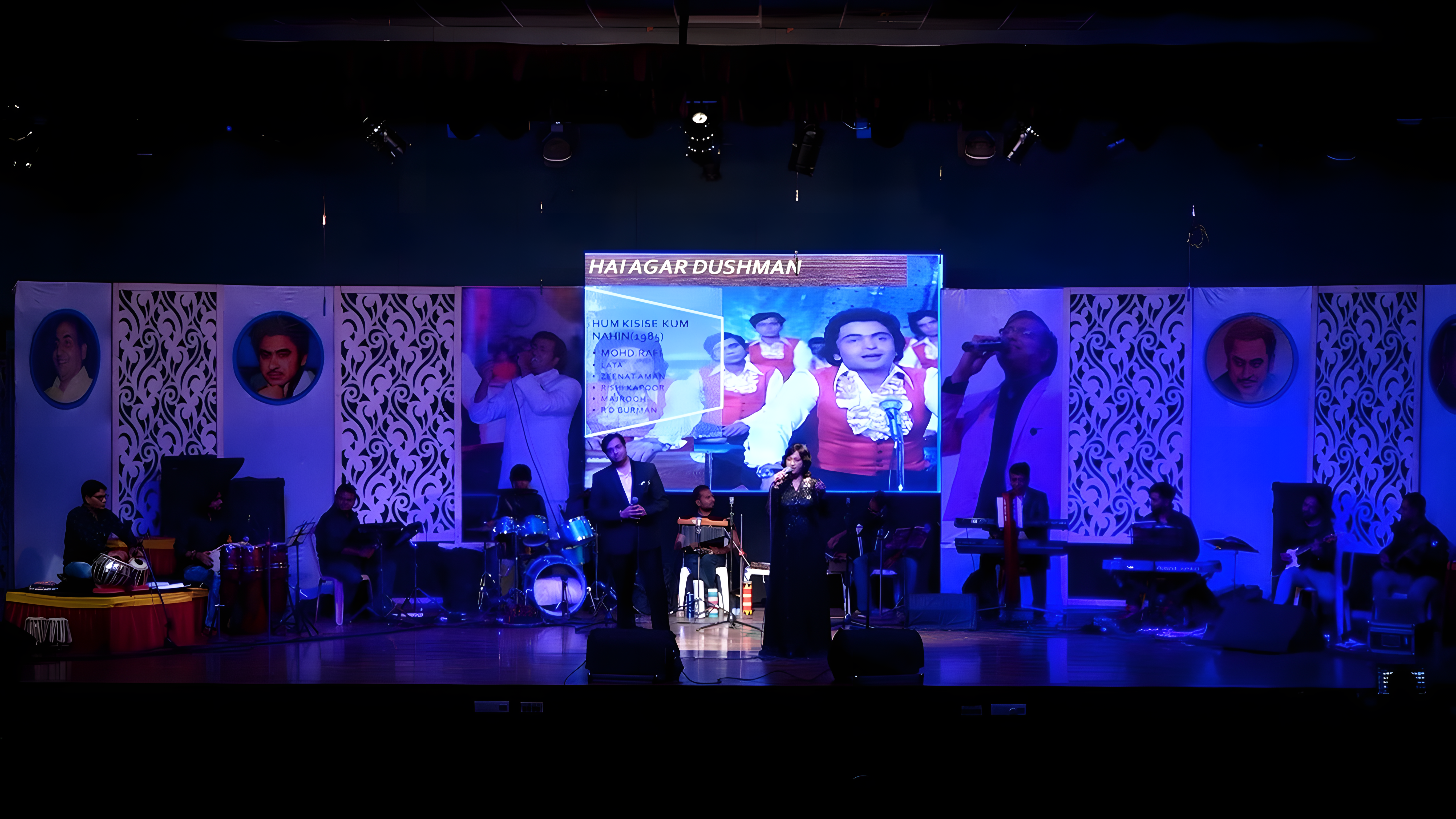 Dr. Arpit Deliwala live musical event on stage in Ahmedabad